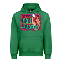 Emerald nail hustler serape leopard background Urban Hoodie - Artiststas