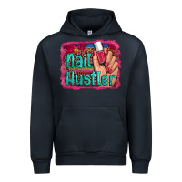 Navy nail hustler serape leopard background Urban Hoodie - Artiststas