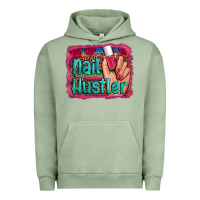 Pigment Oil Green nail hustler serape leopard background Urban Hoodie - Artiststas