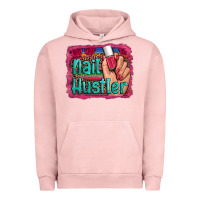 Pigment Salmon nail hustler serape leopard background Urban Hoodie - Artiststas