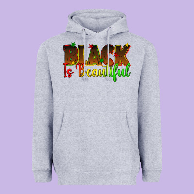 Heavyweight Hoodie black is beautiful juneteenth
