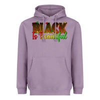 Lavender black is beautiful juneteenth Heavyweight Hoodie - texasbilliewilder