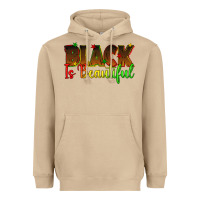 Mushroom black is beautiful juneteenth Heavyweight Hoodie - texasbilliewilder