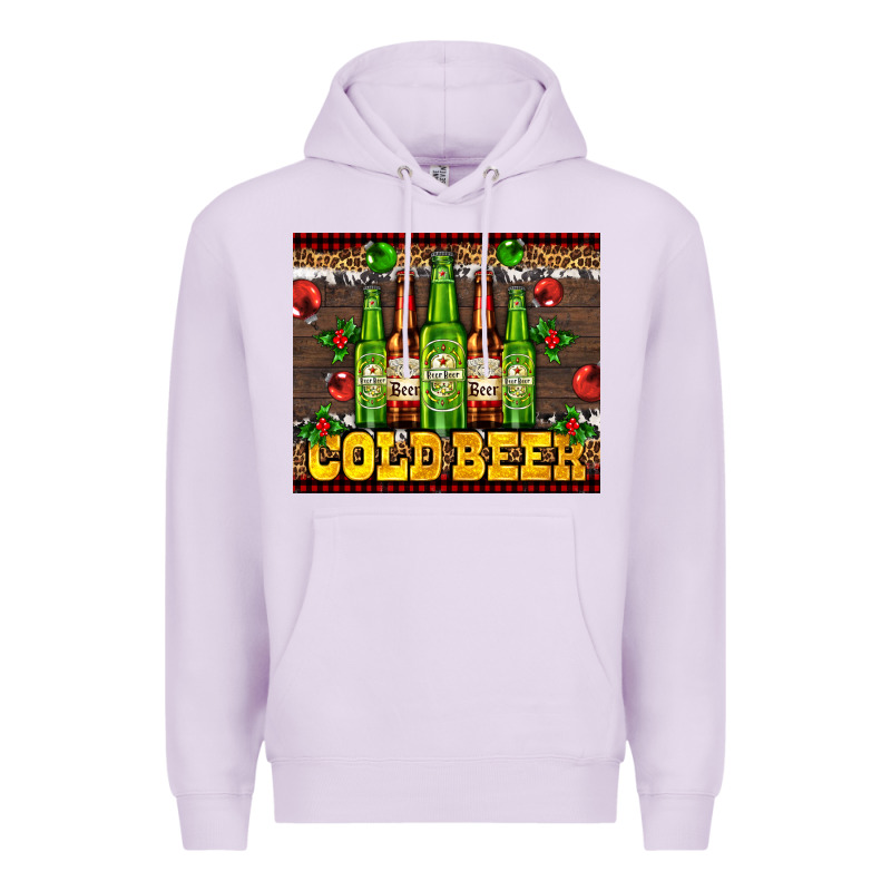Cold Beer With Beer Bottles Premium Hoodie by AdoDesignShop | Teevron