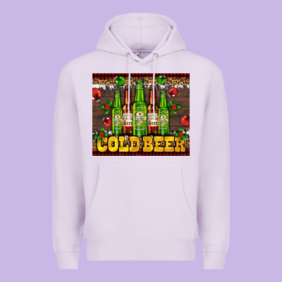 Cold Beer With Beer Bottles Premium Hoodie Designed By Adodesignshop