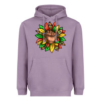 Lavender black history sunflower Heavyweight Hoodie - texasbilliewilder