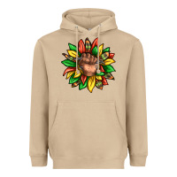 Mushroom black history sunflower Heavyweight Hoodie - texasbilliewilder
