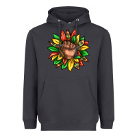 Smoke black history sunflower Heavyweight Hoodie - texasbilliewilder