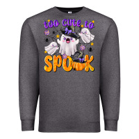 Charcoal Heather Too Cute To Spook Premium Sweatshirt - texasbilliewilder