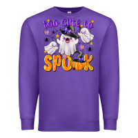 Purple Too Cute To Spook Premium Sweatshirt - texasbilliewilder