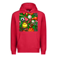 Cardinal physical education class seamless pattern Premium Hoodie - BundleAndBundleShop