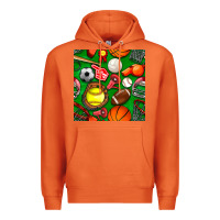 Carrot physical education class seamless pattern Premium Hoodie - BundleAndBundleShop