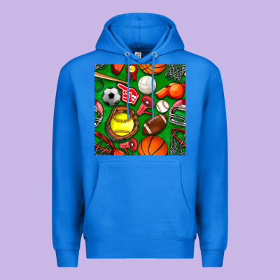 Physical Education Class Seamless Pattern Premium Hoodie Designed By Bundleandbundleshop