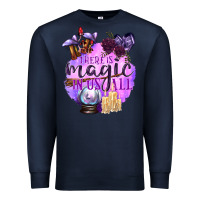 Navy There Is Magic In Us All Premium Sweatshirt - texasbilliewilder