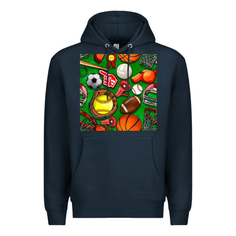 Physical Education Class Seamless Pattern Premium Hoodie by BundleAndBundleShop | Teevron