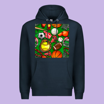 Physical Education Class Seamless Pattern Premium Hoodie Designed By Bundleandbundleshop