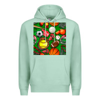 Seafoam physical education class seamless pattern Premium Hoodie - BundleAndBundleShop