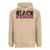 Mushroom black is beautiful neon Heavyweight Hoodie - texasbilliewilder