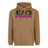 Toasted Coconut black is beautiful neon Heavyweight Hoodie - texasbilliewilder