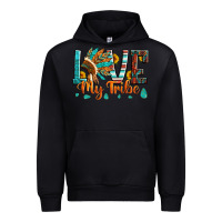 Black love my tribe native american indian headdress Urban Hoodie - Artiststas