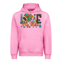 Fuchsia Pink love my tribe native american indian headdress Urban Hoodie - Artiststas