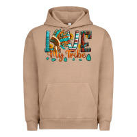 Pigment Burro love my tribe native american indian headdress Urban Hoodie - Artiststas
