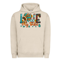 Pigment French Oak love my tribe native american indian headdress Urban Hoodie - Artiststas