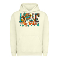 Pigment Pistachio love my tribe native american indian headdress Urban Hoodie - Artiststas