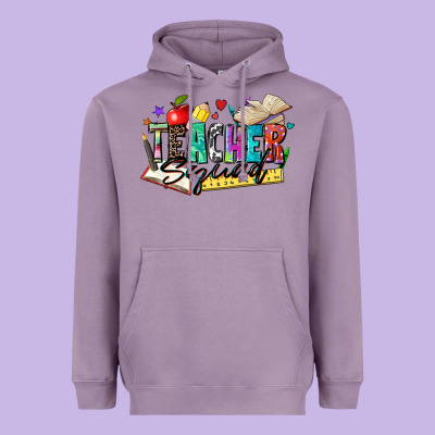 Teacher Squad Heavyweight Hoodie Designed By Zillion Design Studio