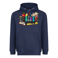 Navy teacher squad Heavyweight Hoodie - Zillion Design Studio