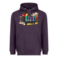 Plum teacher squad Heavyweight Hoodie - Zillion Design Studio
