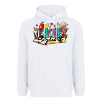 White teacher squad Heavyweight Hoodie - Zillion Design Studio