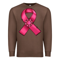 Chestnut breast cancer awareness ribbon Premium Sweatshirt - RanaPortraitStore