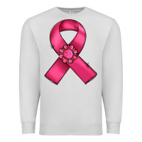 Dove Grey breast cancer awareness ribbon Premium Sweatshirt - RanaPortraitStore