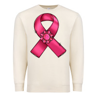 Sandshell breast cancer awareness ribbon Premium Sweatshirt - RanaPortraitStore