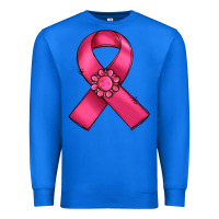 True Royal breast cancer awareness ribbon Premium Sweatshirt - RanaPortraitStore