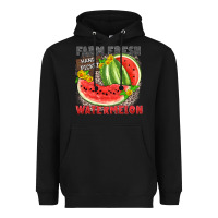Black farm fresh watermelon Heavyweight Hoodie - Zillion Design Studio