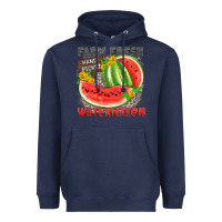 Navy farm fresh watermelon Heavyweight Hoodie - Zillion Design Studio