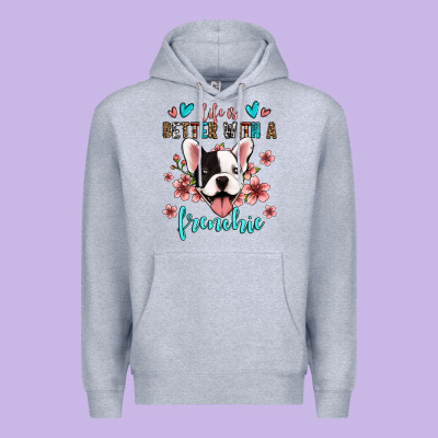 Life Is Better With A Frenchie Premium Hoodie Designed By Jasminsmagicworld