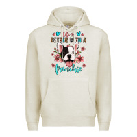 Oatmeal Heather life is better with a frenchie Premium Hoodie - Jasminsmagicworld