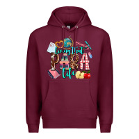 Burgundy living that  para  life Premium Hoodie - AdoDesignShop
