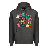 Charcoal Heather living that  para  life Premium Hoodie - AdoDesignShop