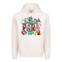 Pale Pink living that  para  life Premium Hoodie - AdoDesignShop