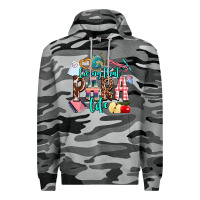 Slate Camo living that  para  life Premium Hoodie - AdoDesignShop