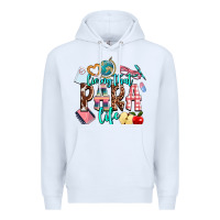 White living that  para  life Premium Hoodie - AdoDesignShop
