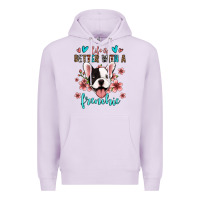 Lilac life is better with a frenchie Premium Hoodie - Jasminsmagicworld