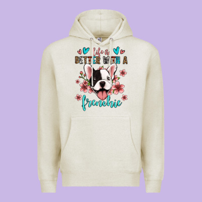 Life Is Better With A Frenchie Premium Hoodie Designed By Jasminsmagicworld