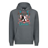 Rock life is better with a frenchie Premium Hoodie - Jasminsmagicworld