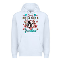 White life is better with a frenchie Premium Hoodie - Jasminsmagicworld