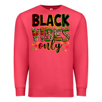 Cardinal black vibes only Premium Sweatshirt - Zillion Design Studio